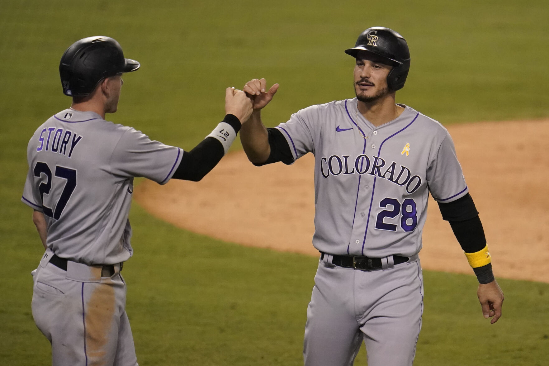 Rockies Dodgers Baseball